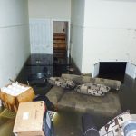 Flooded Basement Debris Removal