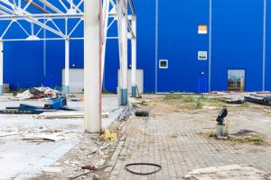 Light Demolition Services in a commercial site