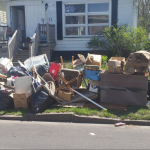 Residential Cleanouts in front yard