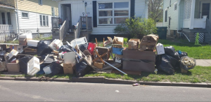 Residential Cleanouts in front yard